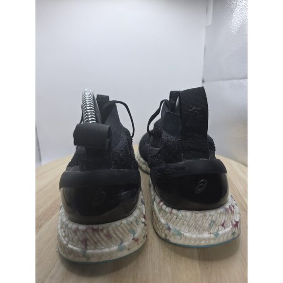 Asics HyperGel Kan Womens Size 9 M (B) Running Shoes Mid Black Knit Sneakers - Picture 5 of 7